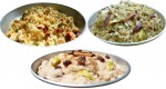 Hot Breakfast Sampler - Denver Veggie Scramble, Apple Quinoa Oatmeal, High Elevation Hot Rice Cereal